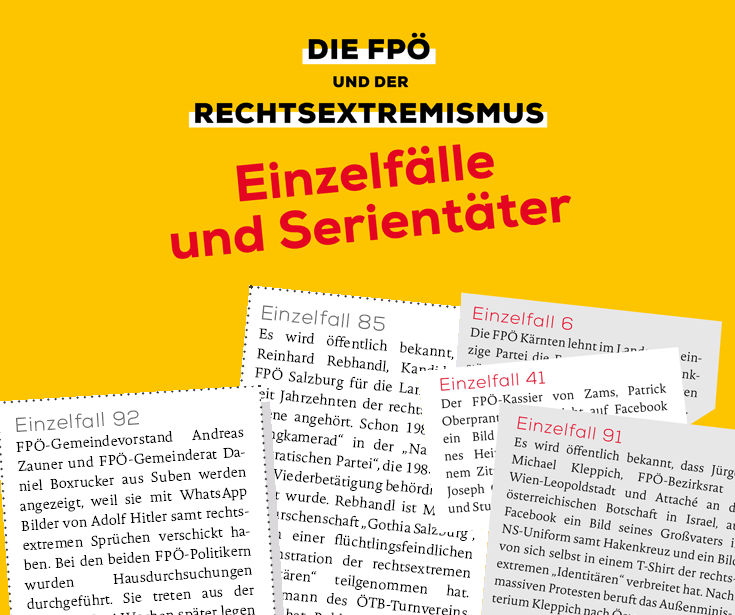 Borschüre "Einzelfälle und Serientäter" Borschüre "Einzelfälle und Serientäter"