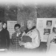 Franz Trampusch begleitete Jugendliche durch den Stollen des ehemaligen KZ Außenlagers Wagna Leibnitz