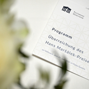 Hans Maršálek-Preis 2022 © Parlamentsdirektion / Johannes Zinner