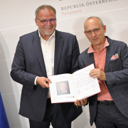 Verleihung Würdigungspreis, Hans Maršálek-Preis 2022 © Parlamentsdirektion / Johannes Zinner