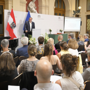 Willi Mernyi, MKÖ-Vorsitzender, Hans Maršálek-Preis 2022 © Parlamentsdirektion / Johannes Zinner