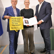 Harald Dossi, Jo Schmeiser, Willi Mernyi, Hans Maršálek-Preis 2022 © Parlamentsdirektion / Johannes Zinner