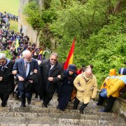 Willi Mernyi und andere hochrangige Vertreter der internationalen Lagergemeinschaften. © MKÖ/Ulrike Springer