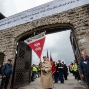 Auszug aus der KZ-Gedenkstätte Mauthausen bei der Befreiungsfeier Mauthausen 2019. © MKÖ/Jacqueline Godany