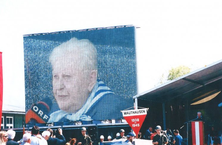 Hans Maršálek Gedenkrede Befreiungsfeier KZ-Gedenkstätte Mauthausen 1995