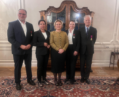 Ehrung Botschaft des Königreichs Belgien